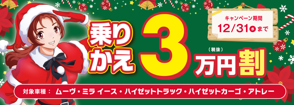 純正用品3万円分プレゼント